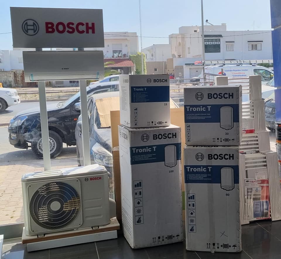 BRICO BOIS Fathallah - Chauffe-eau électriques Bosch Disponible : Bosch 10L  , 15L , 30L , 50L , 80L , 100L , 120L Disponible Chez Nos 3 Magasins :  Fathallah El Mourouj